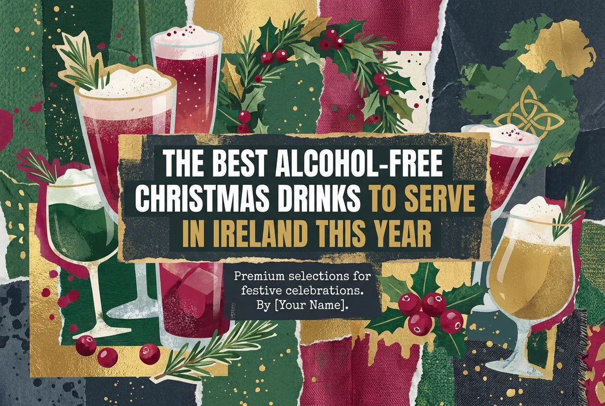 Professional header image for list-based article: The Best Alcohol-Free Christmas Drinks to Serve in Irelan...