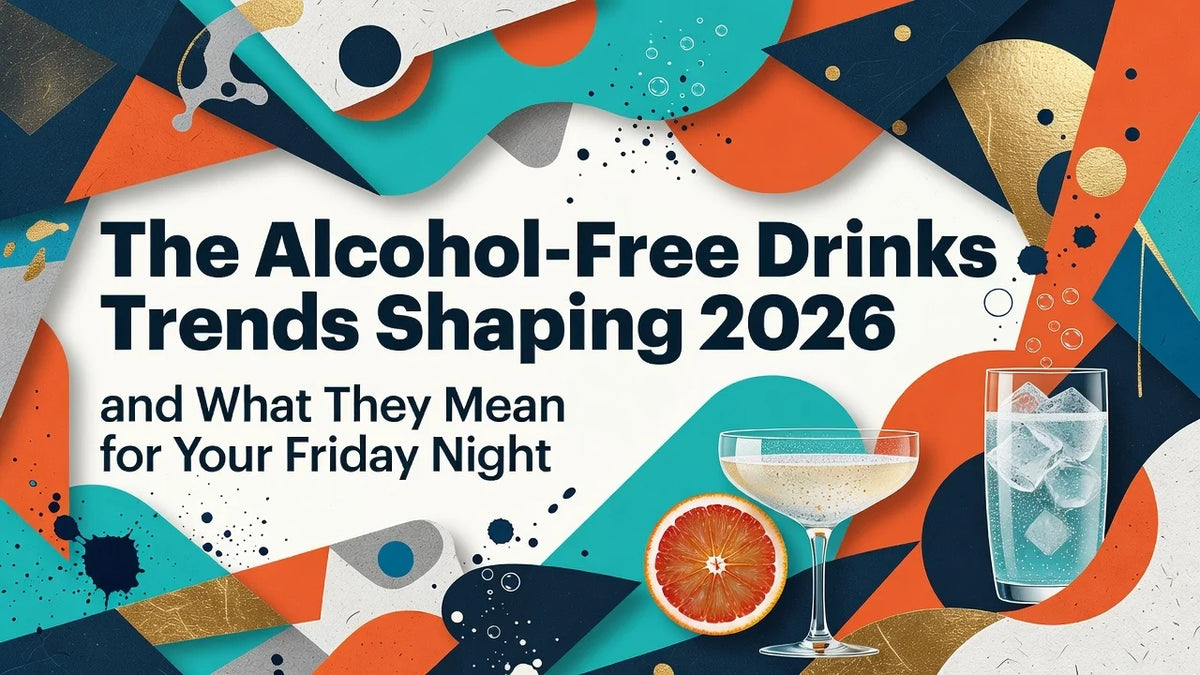Professional header image for industry analysis: The Alcohol-Free Drinks Trends Shaping 2026 and What They...