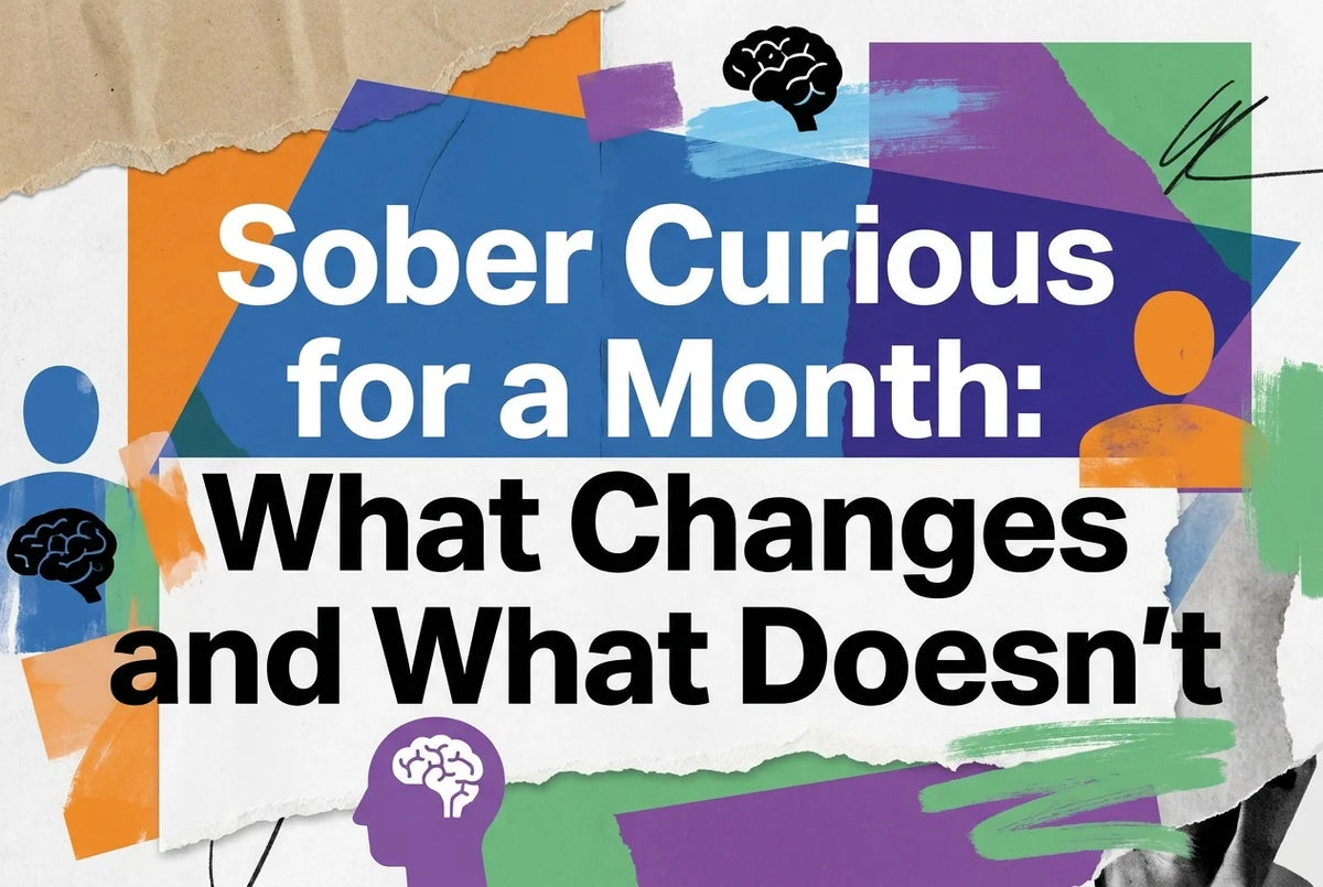 Professional header image for industry analysis: Sober Curious for a Month: What Changes and What Doesn't
