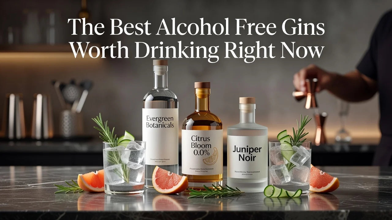Professional header image for list-based article: The Best Alcohol Free Gins Worth Drinking Right Now
