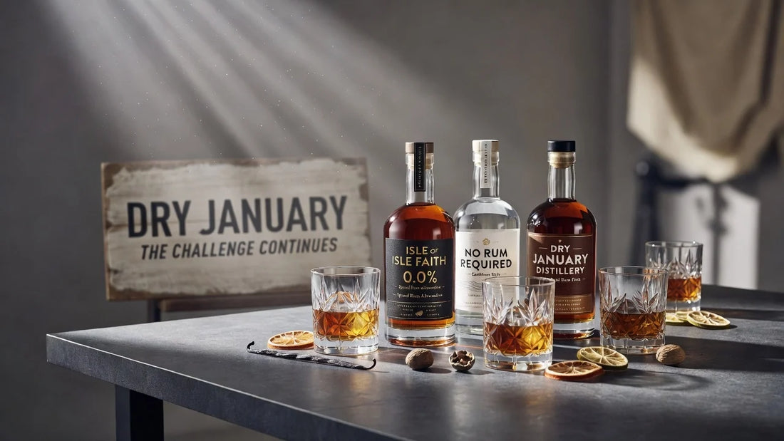 Professional header image for list-based article: The Best Alcohol Free Rums for People Who Love Rum