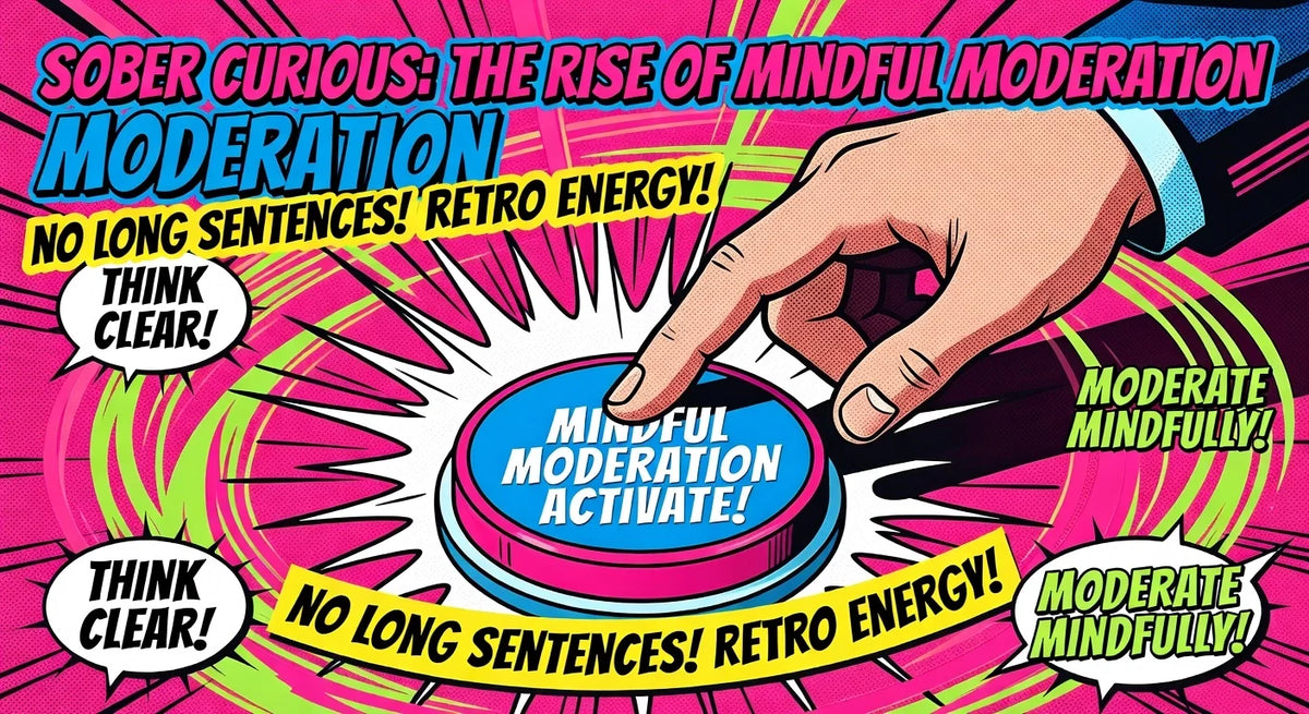 Professional header image for industry analysis: Sober Curious: The Rise of Mindful Moderation