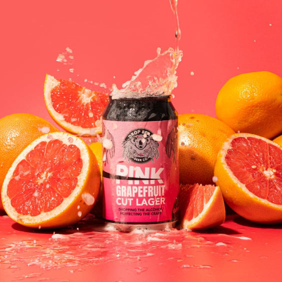 Drop Bear Pink Grapefruit Cut Lager 12 Pack